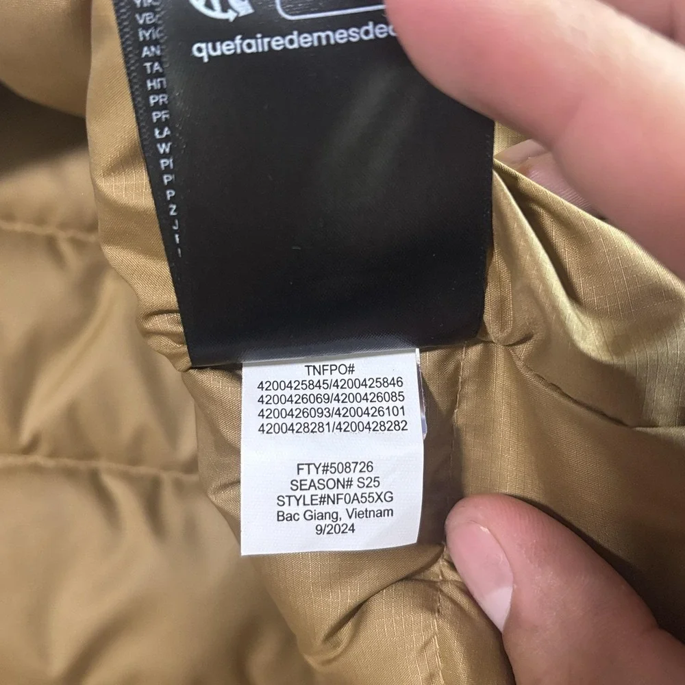 NWT The North Face Jacket Mens 2XL Blue Minoqua 550 Down Insulated Puffer Zip